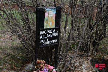 Allahşükür Paşazadə və dini konfessiyaların rəhbərləri Ağdamda Şəhidlər Xiyabanını ziyarət ediblər