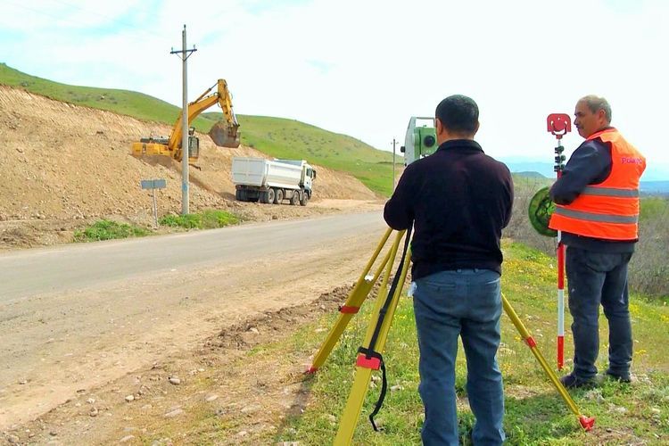 Начато строительство автодороги Худаферин-Губадлы-Лачин – ФОТО 