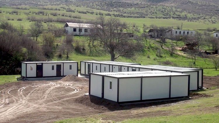 В освобожденных районах создаются модульные общежития  - ВИДЕО