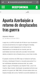 Azad olunmuş ərazilərimizdə aparılan minatəmizləmə və yenidənqurma işləri Meksika mətbuatında - FOTO