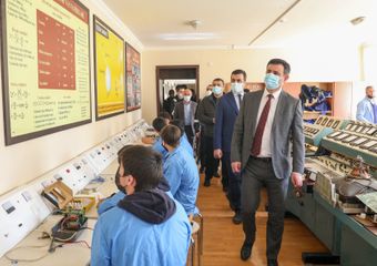 "AzerGold"un nümayəndə heyəti Gəncə Dövlət Peşə Təhsil Mərkəzinin fəaliyyəti ilə tanış olub - FOTO