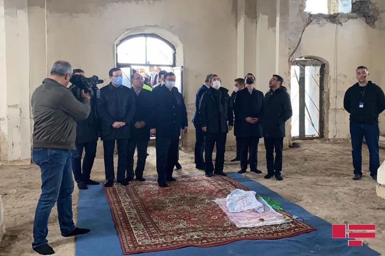 Делегации государств-членов Тюркского совета побывали в мечети Джума в Агдаме - ОБНОВЛЕНО-1