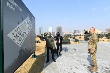 President Ilham Aliyev attended opening of Military Trophy Park in Baku - UPDATED