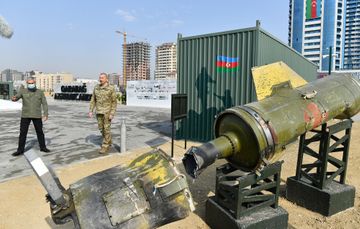 President Ilham Aliyev attended opening of Military Trophy Park in Baku - UPDATED