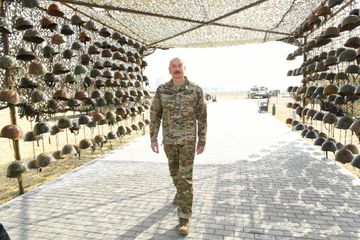 President Ilham Aliyev attended opening of Military Trophy Park in Baku - UPDATED