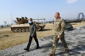 President Ilham Aliyev attended opening of Military Trophy Park in Baku - UPDATED
