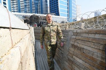 President Ilham Aliyev attended opening of Military Trophy Park in Baku - UPDATED