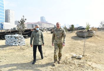 President Ilham Aliyev attended opening of Military Trophy Park in Baku - UPDATED