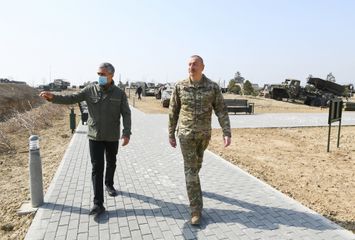 President Ilham Aliyev attended opening of Military Trophy Park in Baku - UPDATED