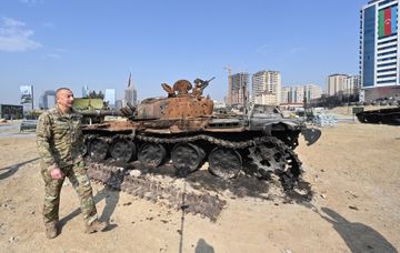 President Ilham Aliyev attended opening of Military Trophy Park in Baku - UPDATED