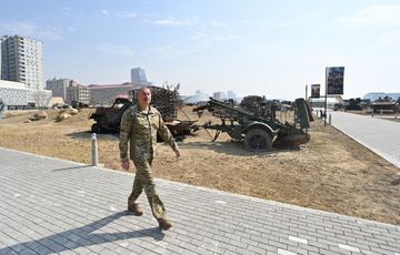 President Ilham Aliyev attended opening of Military Trophy Park in Baku - UPDATED