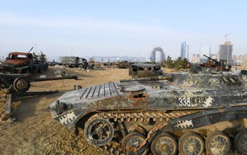 President Ilham Aliyev attended opening of Military Trophy Park in Baku - UPDATED
