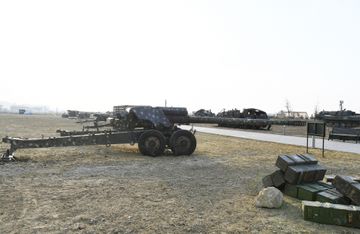President Ilham Aliyev attended opening of Military Trophy Park in Baku - UPDATED