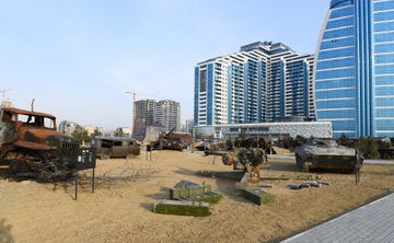 President Ilham Aliyev attended opening of Military Trophy Park in Baku - UPDATED
