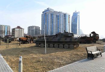 President Ilham Aliyev attended opening of Military Trophy Park in Baku - UPDATED