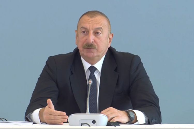 Azerbaijani president: The destruction on the territory which we liberated are beyond our worst expectation