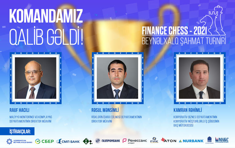 Сотрудники Международного Банка Азербайджана стали победителями международного турнира