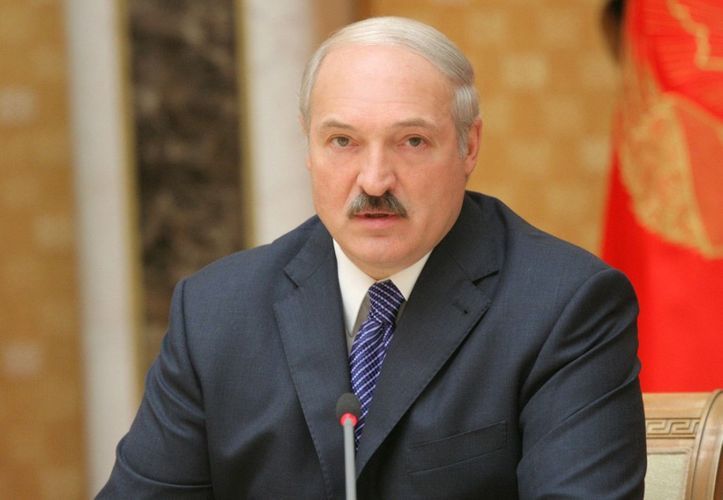President of Belarus Alexander Lukashenko arrives in Baku