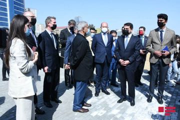 Beynəlxalq ekspertlər Bakıda Hərbi Qənimətlər Parkı ilə tanış olublar
