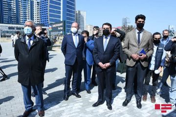 Beynəlxalq ekspertlər Bakıda Hərbi Qənimətlər Parkı ilə tanış olublar