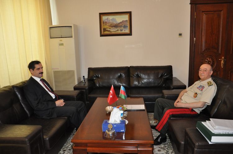 Azerbaijani Minister Kamaladdin Heydarov met with Ambassador Erkan Ozoral whose tenure is coming to an end