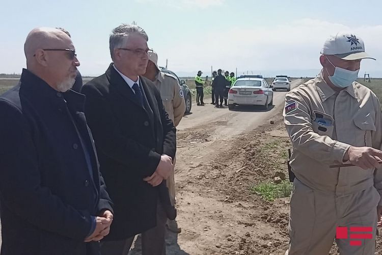 Ukrainian Deputy PM visits Agdam