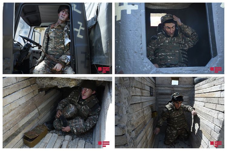 Military Trophies Park: Armenian soldiers and enemy trenches in center of Baku   - REPORTAGE - PHOTOS