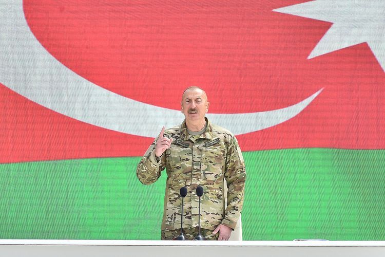  Azerbaijani President: "Not only did we wage a war of the 21st century, we also won a victory unprecedented in the world"