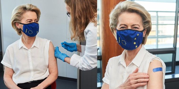 President of EU Commission vaccinated against COVID-19