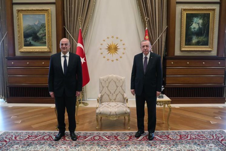 Эрдоган принял главу МИД Греции - ОБНОВЛЕНО
