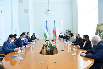 Sahibə Qafarova Qazaxıstan və Özbəkistan parlamentlərinin Senat sədrləri ilə görüşüb