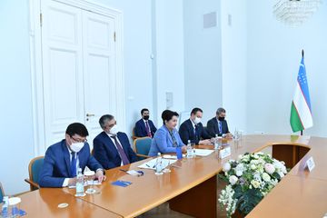 Sahibə Qafarova Qazaxıstan və Özbəkistan parlamentlərinin Senat sədrləri ilə görüşüb
