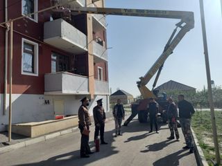 FHN Tərtərdə yanğın təhlükəsizliyinin təmin olunmasına nəzarət həyata keçirir - FOTO