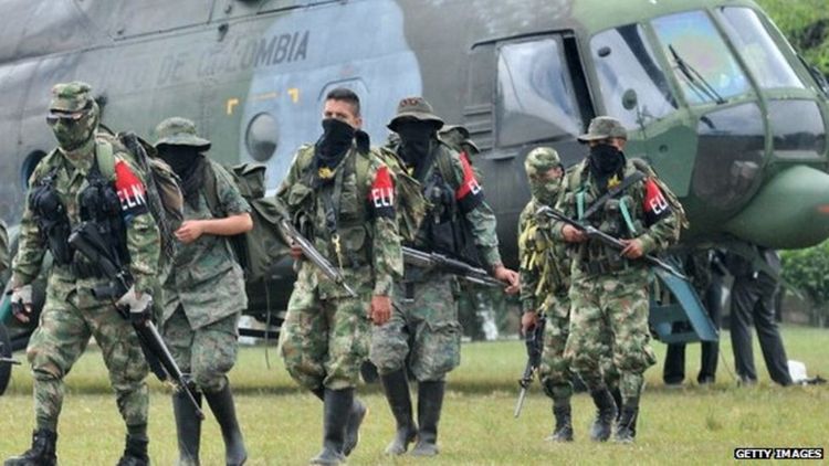 At least 14 rebels killed in fighting with Colombian army