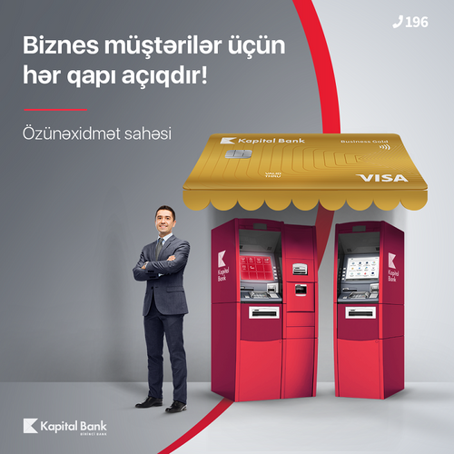 "Kapital Bank" biznes və sahibkarlar üçün özünəxidmət sahəsi yaradıb