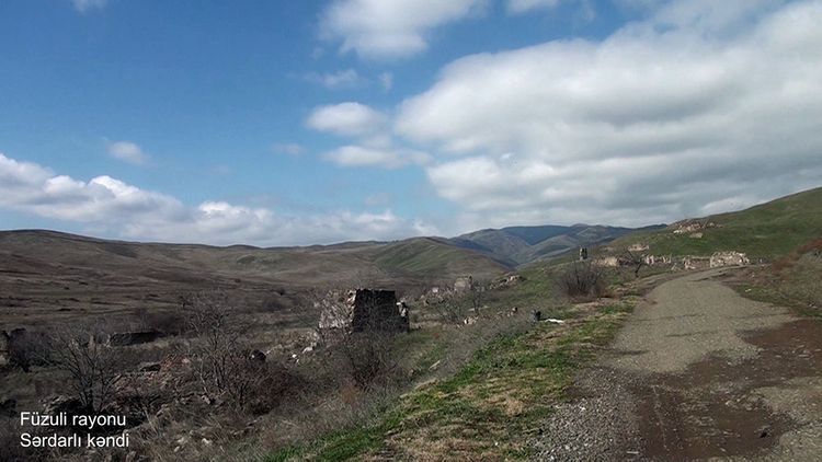 Azerbaijani MoD releases video footage of the Sardarli village of the Fuzuli region - VIDEO