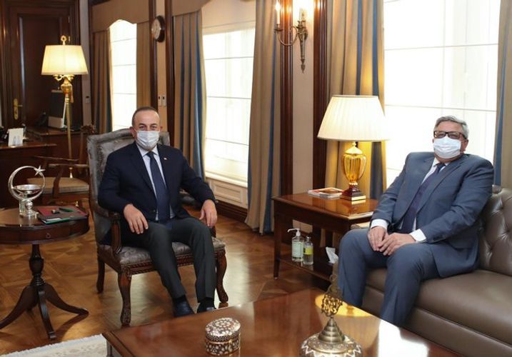 Turkish FM meets with Russia