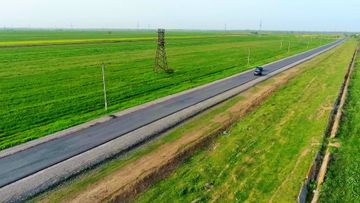 Ağcabədidə bir neçə yol yenidən qurulur - FOTO