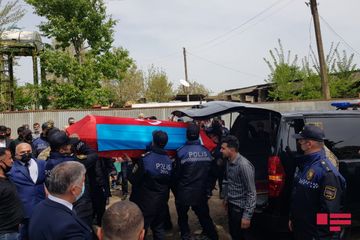 Masallıda şəhid əsgər Nurlan Əbilov dəfn edilib - FOTO - YENİLƏNİB