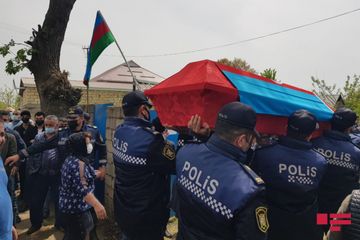 Masallıda şəhid əsgər Nurlan Əbilov dəfn edilib - FOTO - YENİLƏNİB