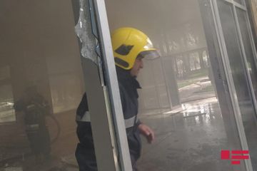 Tovuzda çayxana yanıb - FOTO