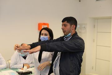 Hərbi səbəblərlə əlaqədar əlilliyinin təkrar qiymətləndirilməsi üçün bir qrup şəxsin müayinəsi aparılıb 