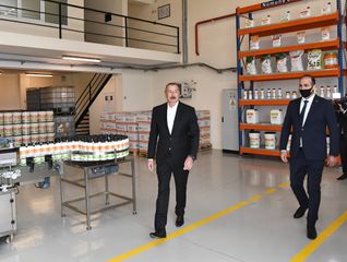 Prezident İlham Əliyev Hacıqabul Sənaye Məhəlləsinin açılışında iştirak edib - YENİLƏNİB