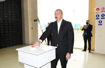Prezident İlham Əliyev Hacıqabul Sənaye Məhəlləsinin açılışında iştirak edib - YENİLƏNİB