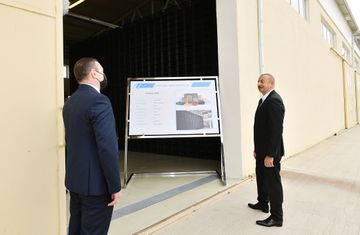 Prezident İlham Əliyev Hacıqabul Sənaye Məhəlləsinin açılışında iştirak edib - YENİLƏNİB