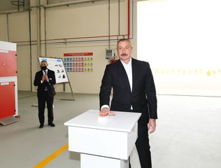 Prezident İlham Əliyev Hacıqabul Sənaye Məhəlləsinin açılışında iştirak edib - YENİLƏNİB