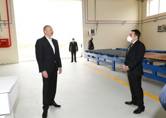 Prezident İlham Əliyev Hacıqabul Sənaye Məhəlləsinin açılışında iştirak edib - YENİLƏNİB