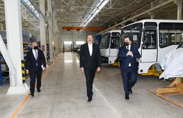 Prezident İlham Əliyev Hacıqabul Sənaye Məhəlləsinin açılışında iştirak edib - YENİLƏNİB