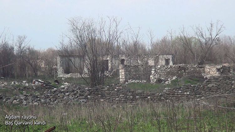 Azerbaijani MoD disseminates video footage of the Bash Garvand village of the Aghdam region - VIDEO