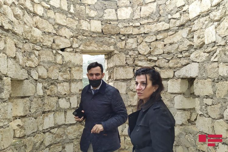 French lawyers visited Shahbulag Castle in Aghdam - PHOTO